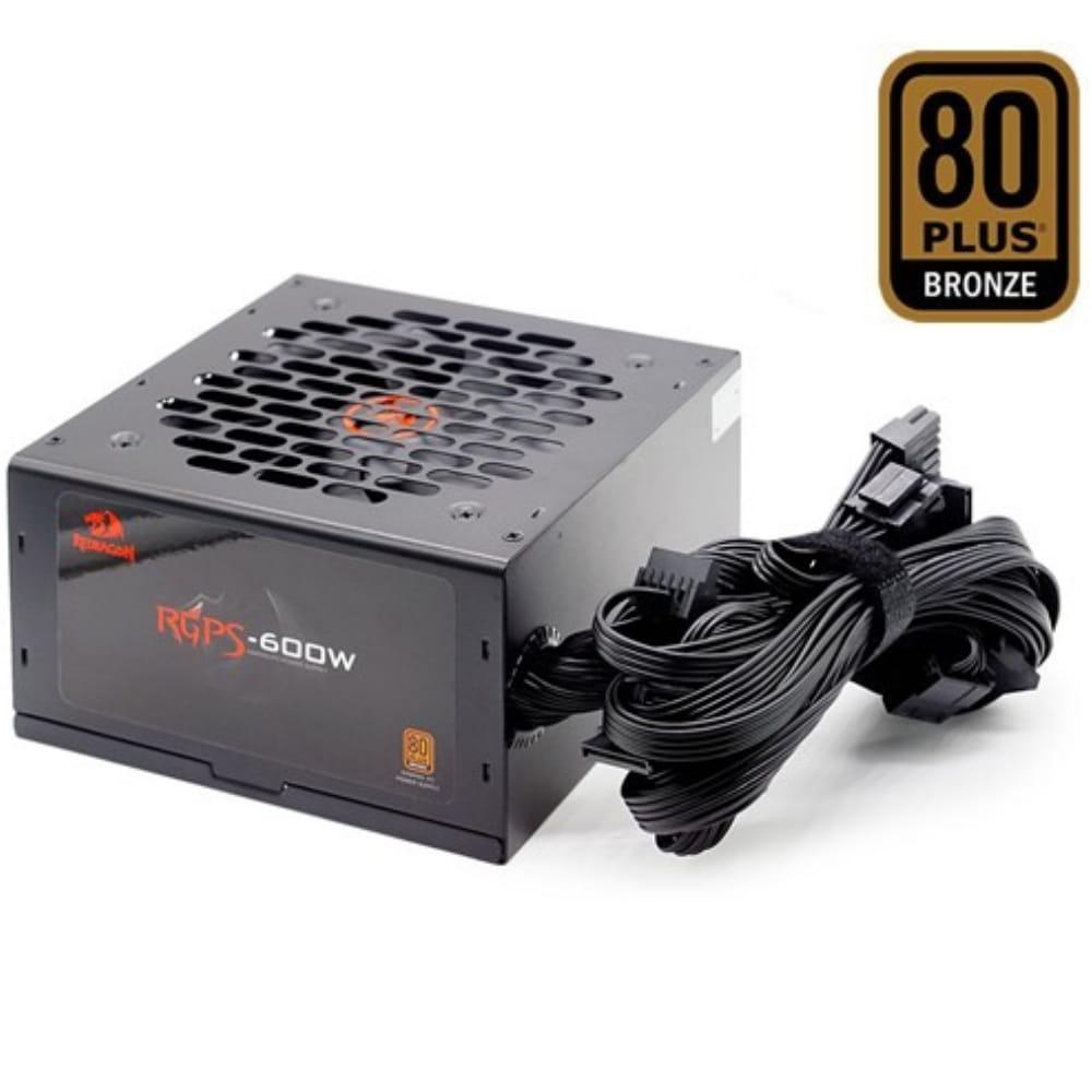 FUENTE DE PODER REDRAGON RGPS600W - 80 PLUS BRONZE - GC-PS024